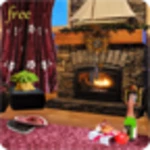 romantic fireplace live wallpaper android application logo